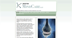 Desktop Screenshot of bostonmindcare.com